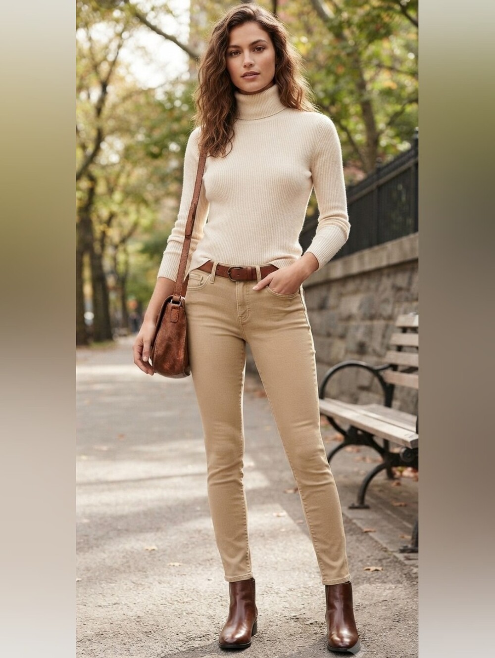 American Eagle Outfitters Women's Tan Jeans size 4